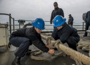 US Navy's Nimitz-class supercarrier CVN 77 completes 3M inspection ...