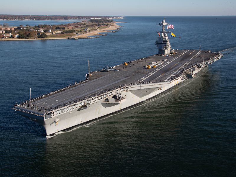 Gerald R Ford Class Nuclear Powered Aircraft Carrier Us