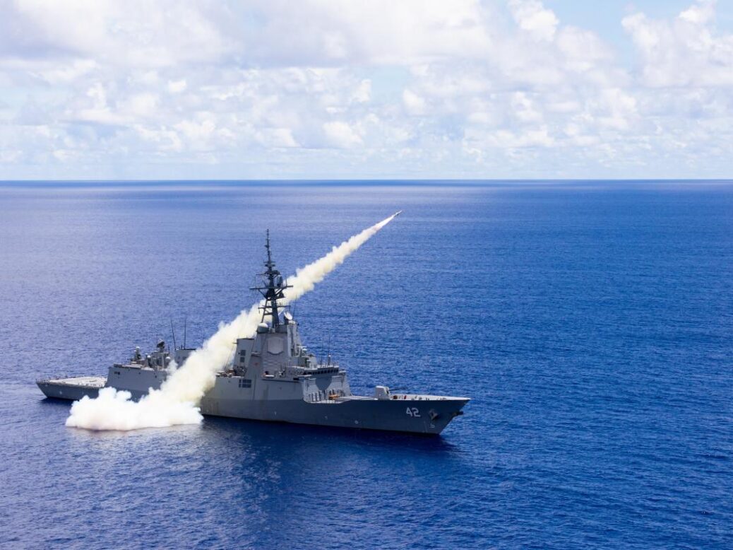 HMAS Sydney missile