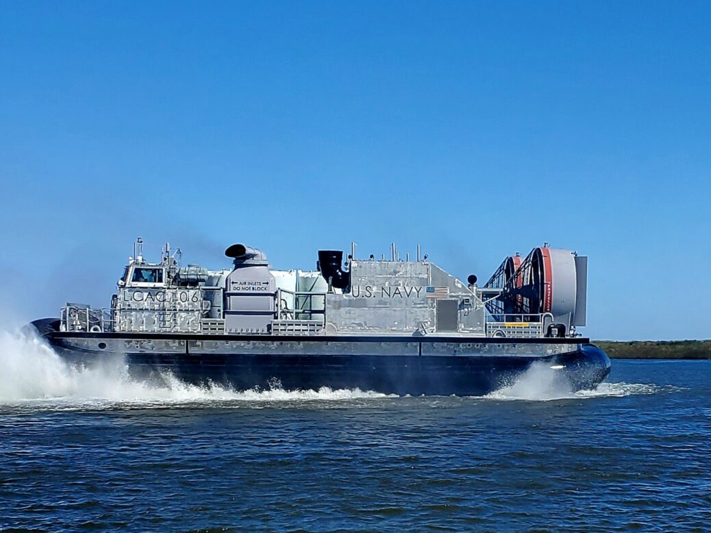 US Navy accepts delivery of ship to shore connector LCAC 106 The LCAC