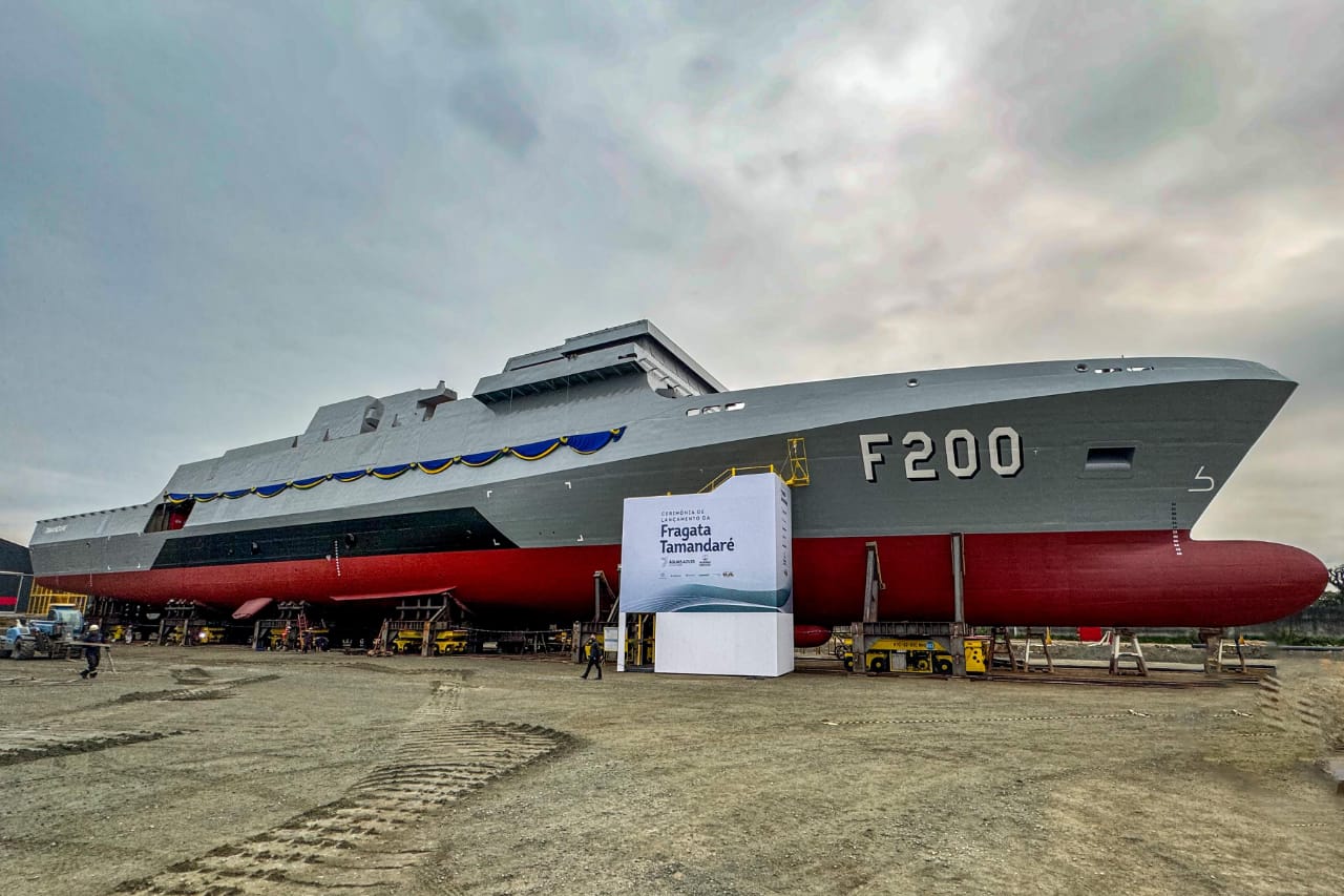 Brazil launches first in class F200 Tamandaré frigate - Naval Technology