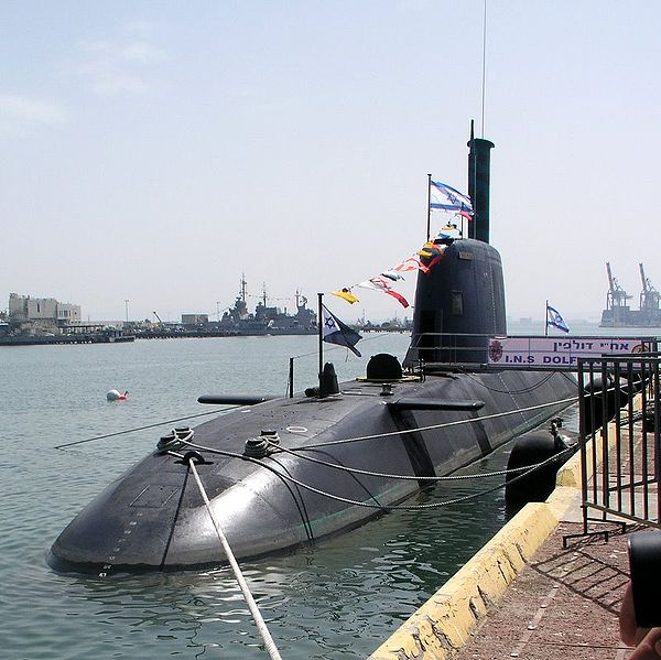Israel Navy's Dolphin-class submarine 