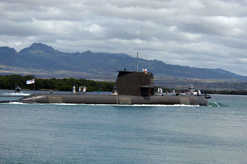 Australian navy's Collins-class submarine, HMAS Waller (SSG 75)