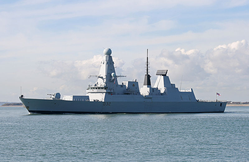 Royal Navy's Type 45 destroyer, HMS Daring (D32)