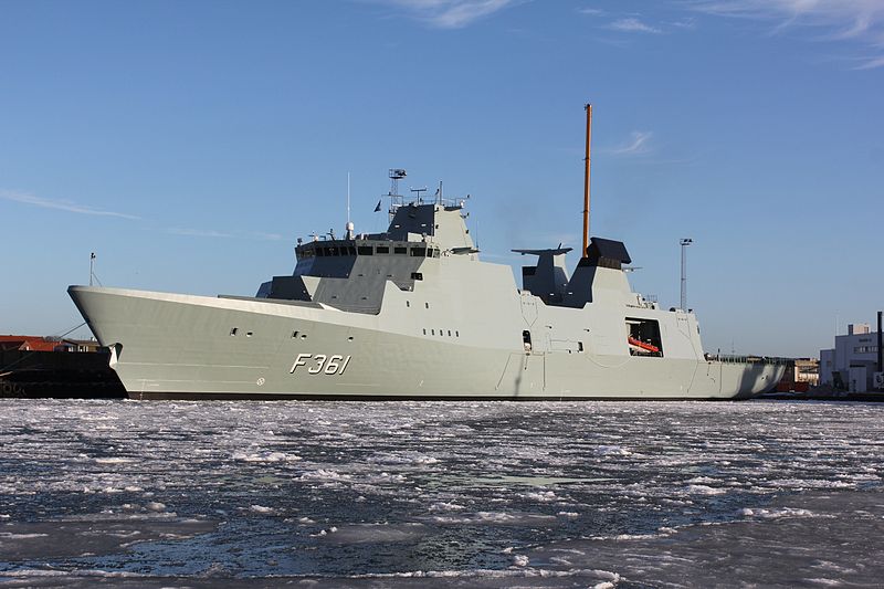 Royal Danish Navy’s Iver Huitfeldt (F361) frigate 