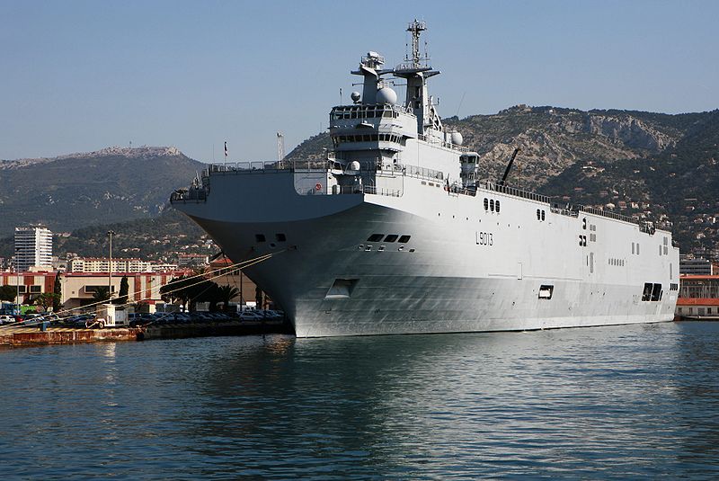 French Navy's Command and Projection Ship Mistral