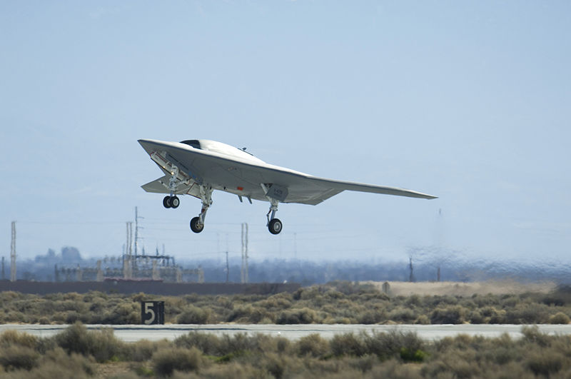X-47B unmanned air vehicle (UAV)