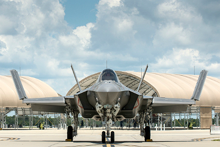 US Navy has taken delivery of the first F-35C Lightning II joint strike fighter (JSF)