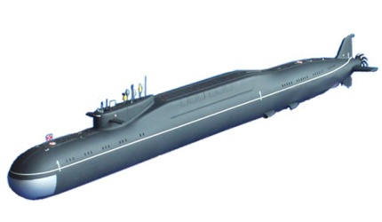 SSBN Yury Dolgoruky Nuclear Submarine
