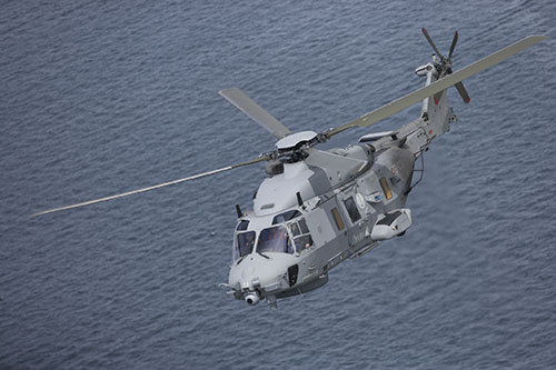 FIRST NH90 STEP B helicopter