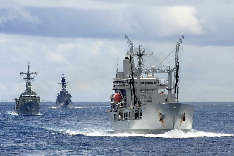 HMAS Darwin ship, JDS Shimakaze and HMNZS Endeavour