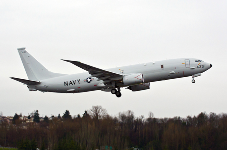 P-8A Poseidon aircraft