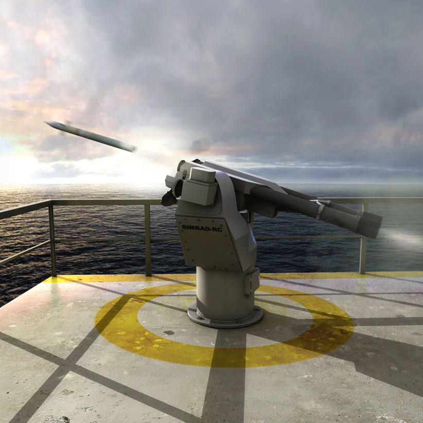 SIMBAD-RC naval air defence system