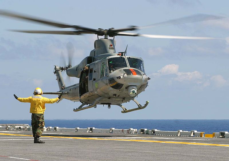 USMC's UH-1Y Huey helicopter 
