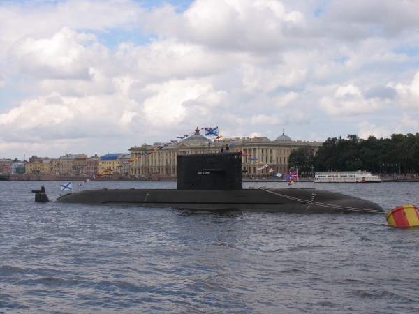 Russian Navy’s Lada-class lead submarine, Sankt-Peterburg (B-585) 