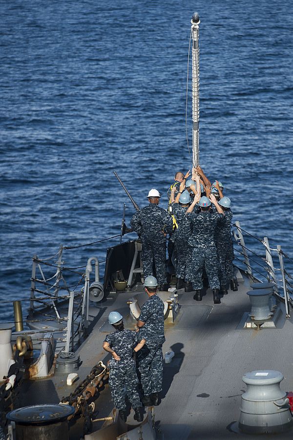 ailors aboard USS McCampbell (DDG 85)