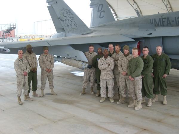 arine Fighter Attack Squadron (VFMA) 122 with their Laser JDAM equipped aircraft