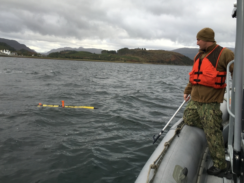 Iver3-AUV plays role in unmanned warrior 2016