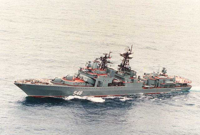 RFS Admiral Panteleyev BPK 548 Udaloy Class destroyer