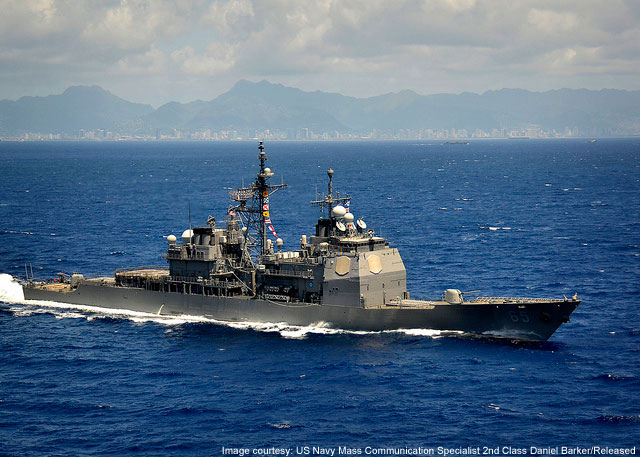 USS Chosin CG 65 Ticonderoga Class cruiser