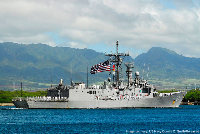 USS Reuben James FFG 57 Oliver Hazard Perry Class frigate