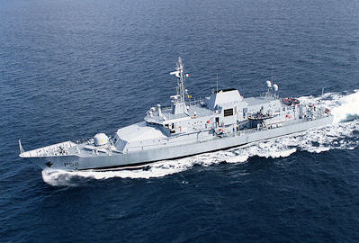  Irish Navy's offshore patrol vessel (OPV).