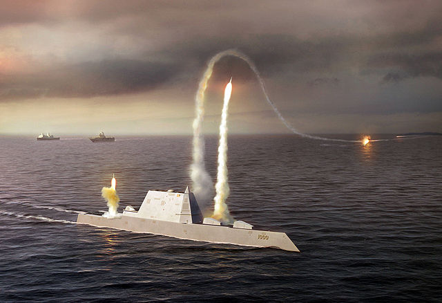 Zumwalt class destroyer DDG 1000