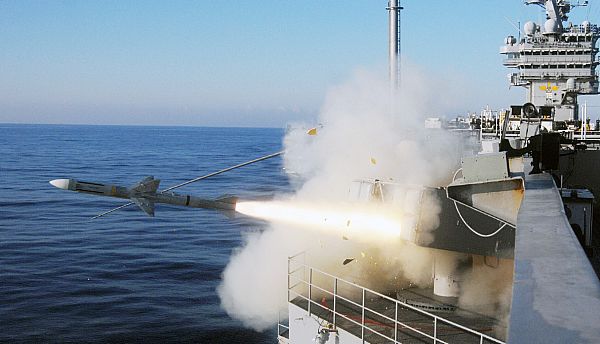 Nato Sea Sparrow missile 